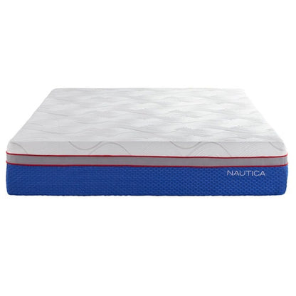 Nautica Serenity 12 Inch Memory Foam Mattress Featuring Ice Fiber Cool Touch Fabric