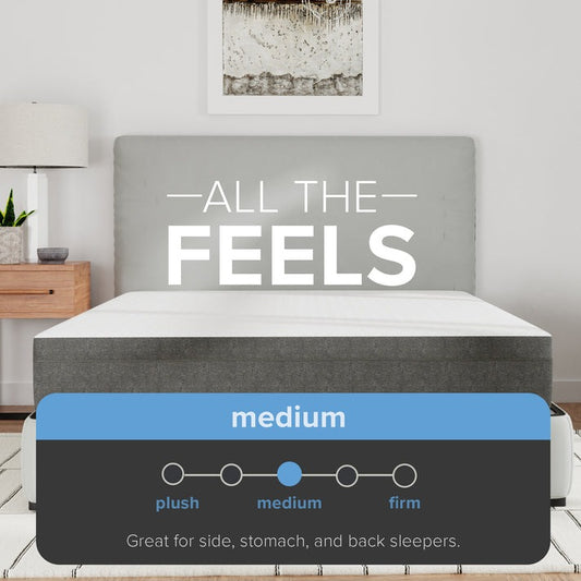 Majestic Sleep Systems - 10” Rose Medium Gel - Infused Memory Foam Mattress