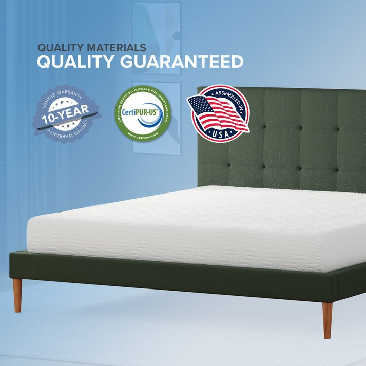 Majestic Sleep Systems - 12" iSwitch Flippable Two Sided Mattress - Medium Firm/Medium Soft