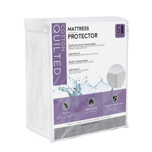 Majestic Sleep Systems-Quilted Cotton Mattress Protector