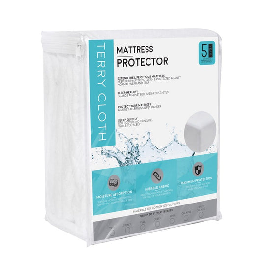 Majestic Sleep Systems- Terry Cloth Mattress Protector