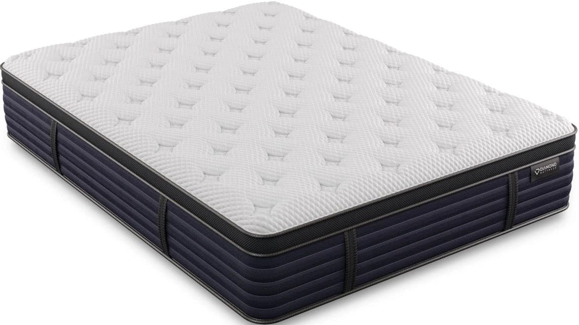 Diamond - Aspen Cool Latex Medium Euro Top 14.5" Hybrid Mattress