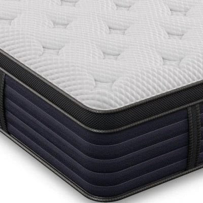 Diamond - Aspen Cool Latex Medium Euro Top 14.5" Hybrid Mattress