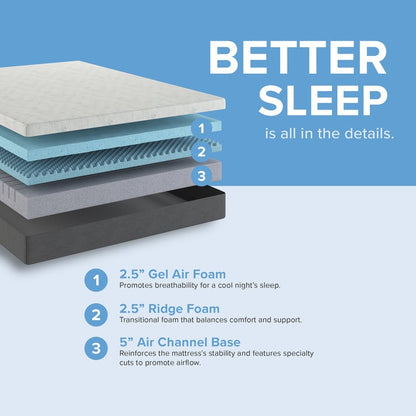 Majestic Sleep Systems - 10” Essentials Medium Memory Foam Mattress